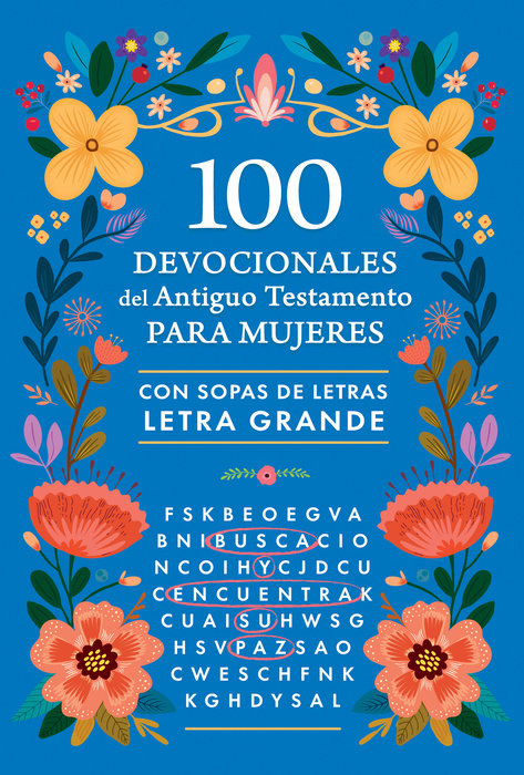 100 Devocionales Antiguo Testamento para Mujeres con Sopa de Letras