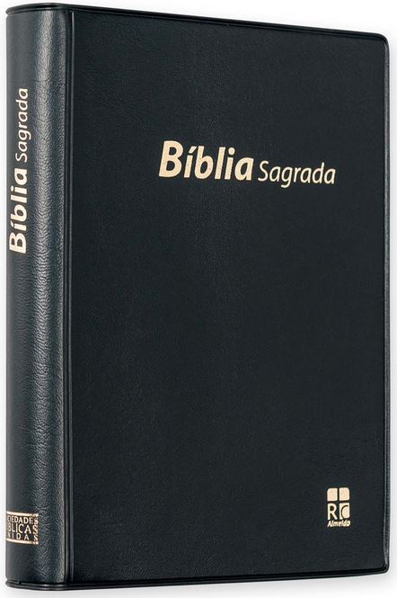 Bible en portugais souple noire