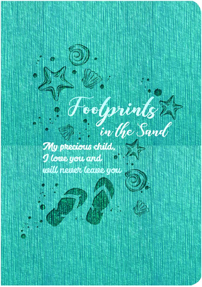 Exkluzív műbőr angol napló Footprints