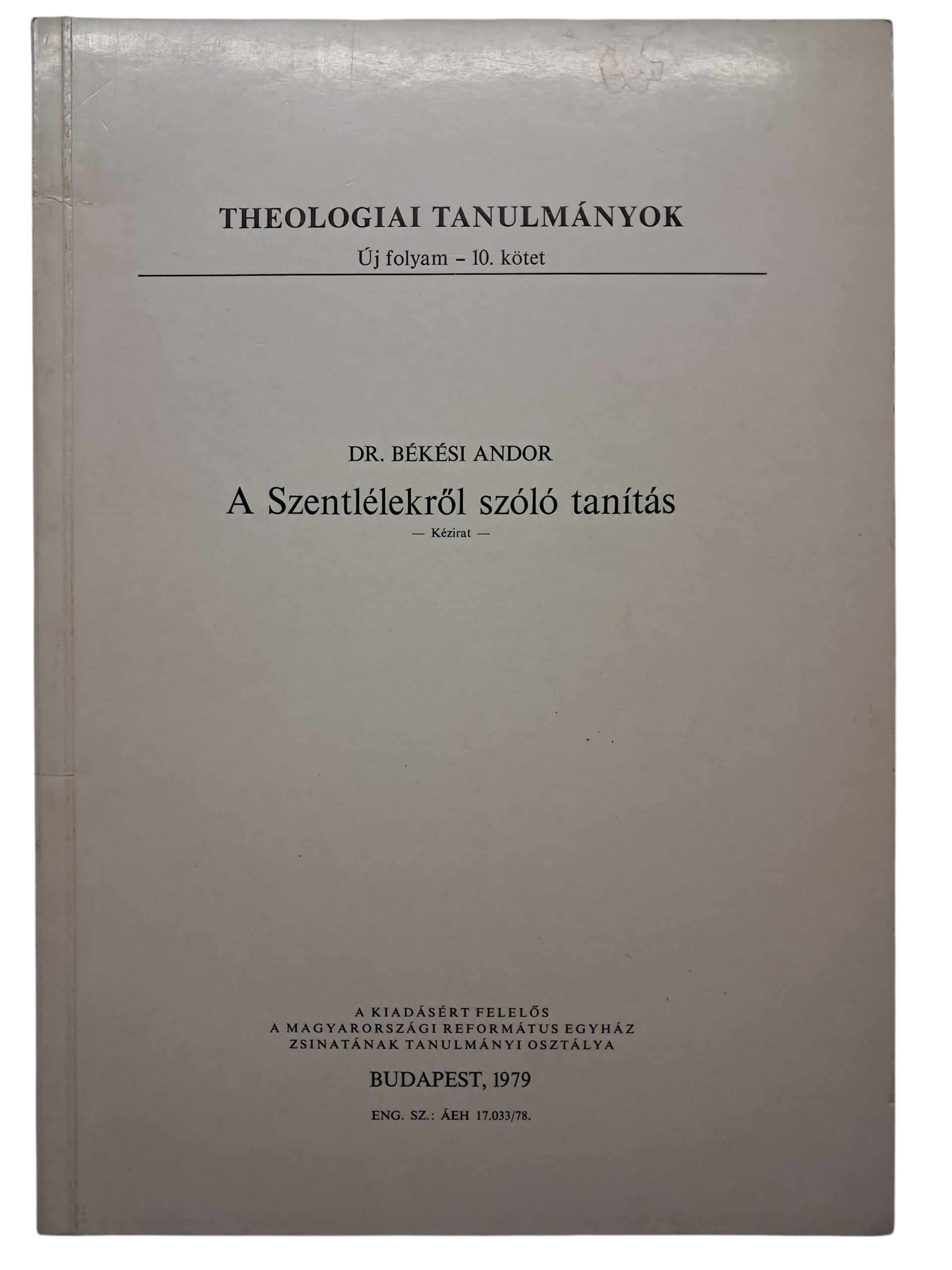 A Szentlélekről szóló tanítás
