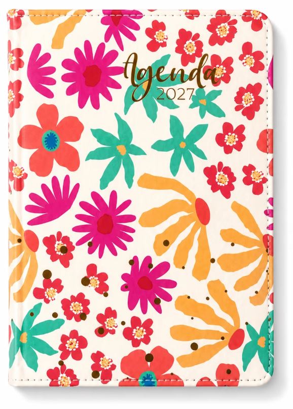 Agenda 2027 PU Floral Colores