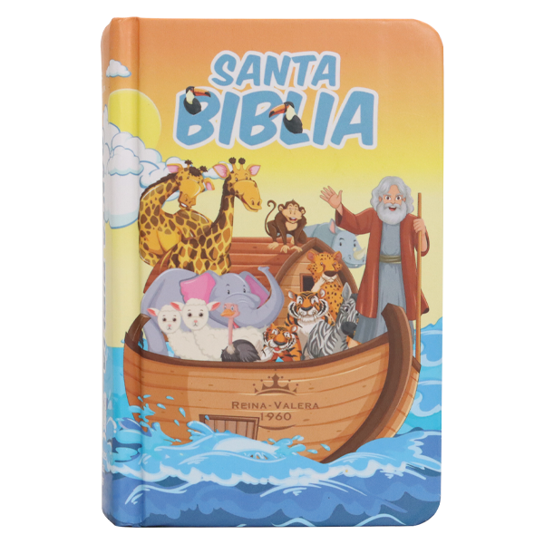 Biblia RVR60 Mini Bolsillo Infantil Naranja