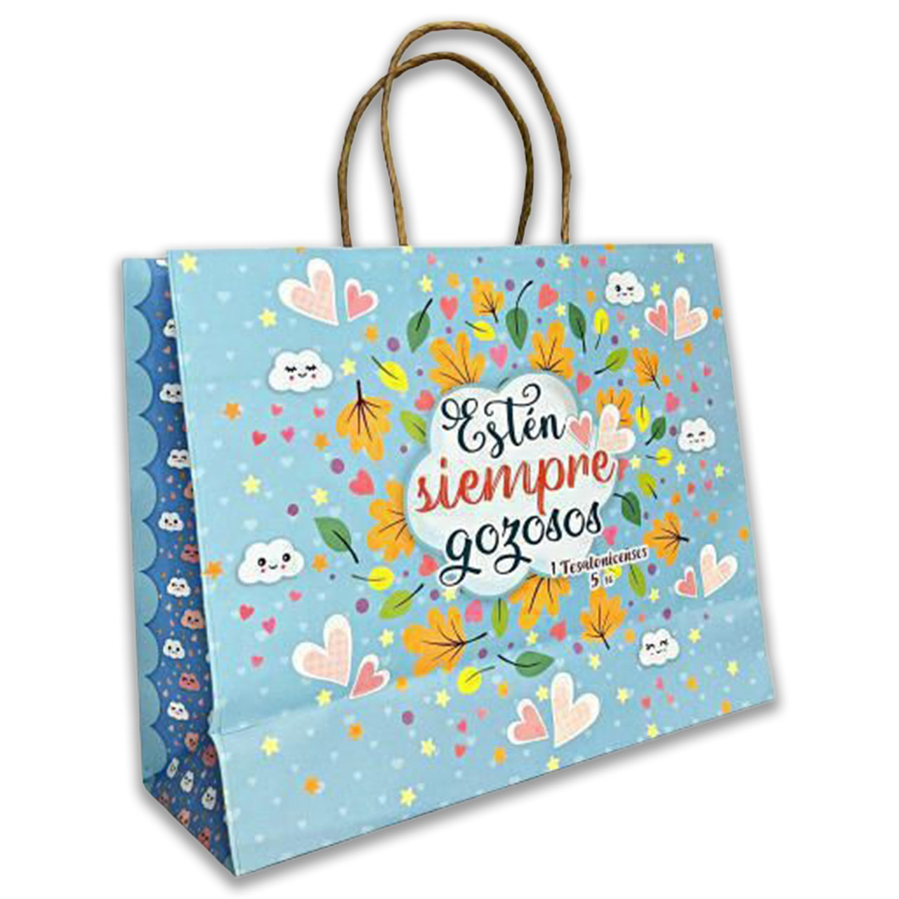 Bolsa Regalo Grande Estén siempre gozosos