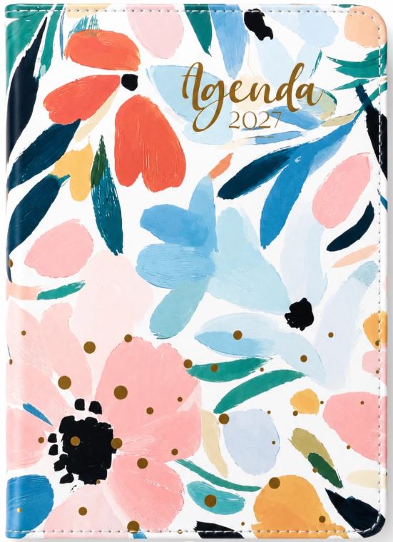 Agenda 2027 PU Floral Pastel