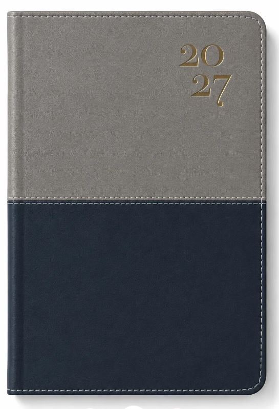 Agenda 2027 Hombre PU Gris-Negra