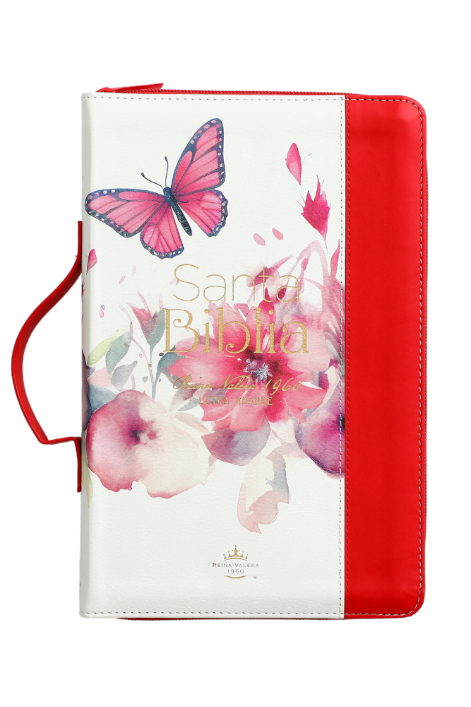 Biblia RVR60 065Lg Cierre Índice Cp Pjr Pretty Rosa