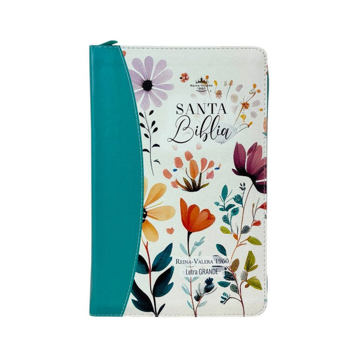 Biblia RVR60 065Czti Pjr Cp Jardín Turquesa
