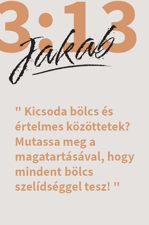 Igés kártya Jakab 3:13