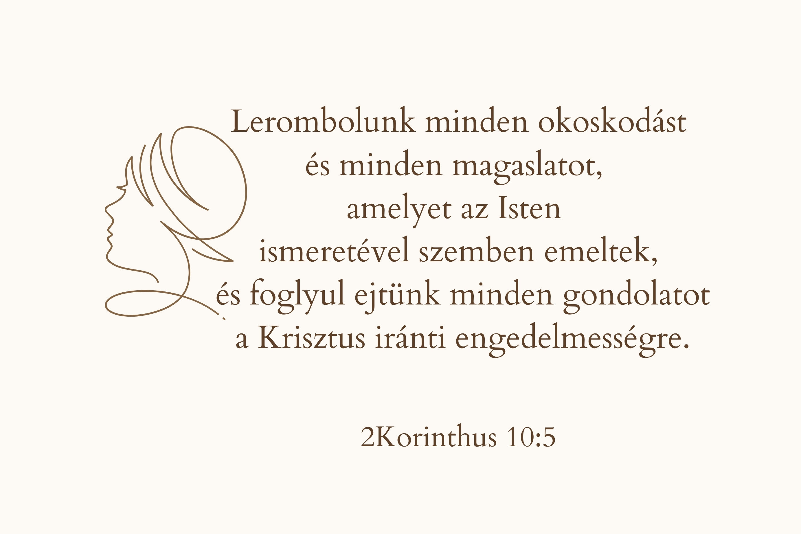 Igés kártya 2Korinthus 10:5