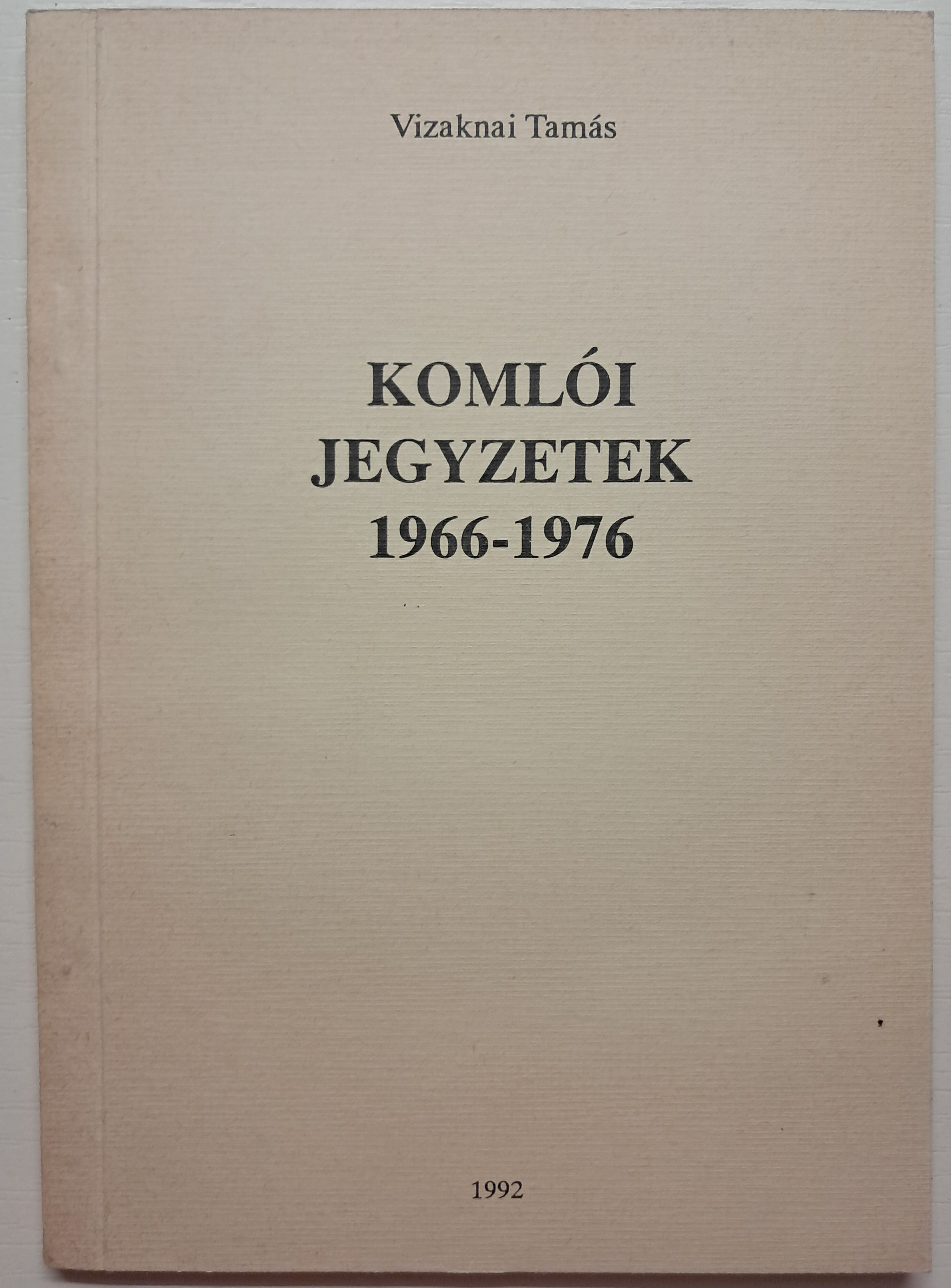 Komlói Jegyzetek