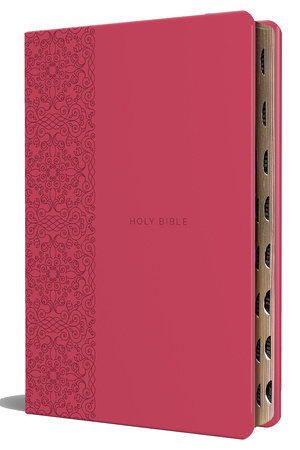 KJV Holy Bible Large Print thumb Index Rosa