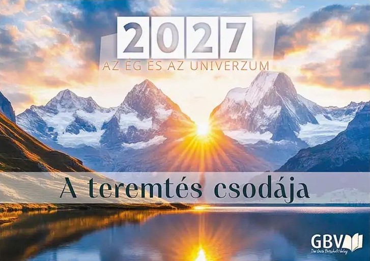 Nagyméretű falinaptár 2027 A teremtés csodája