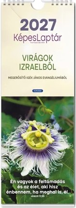 Képeslapnaptár 2027 – Virágok Izraelből