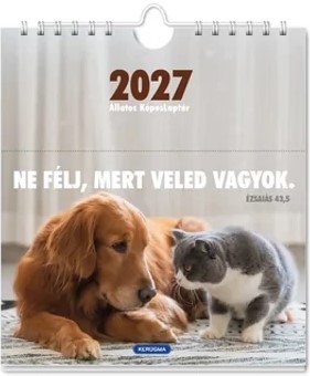 Képeslapnaptár 2027 – Ne félj, mert veled vagyok