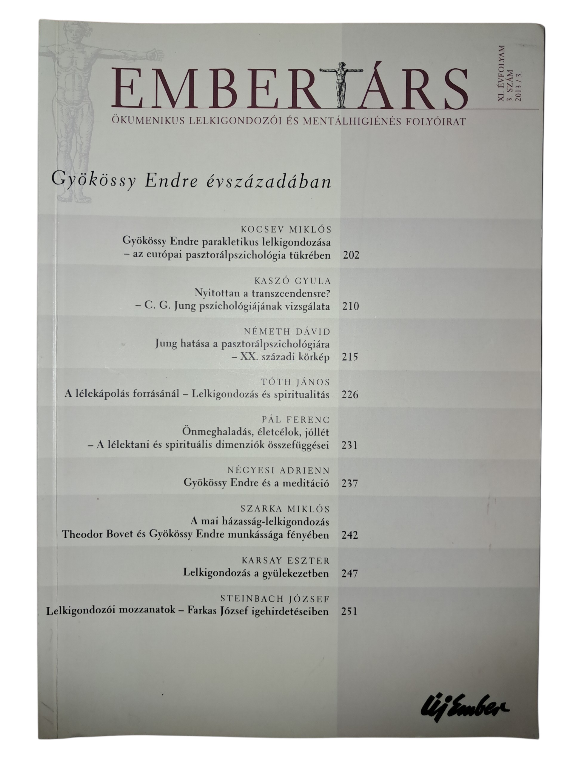 Embertárs XI. évfolyam 3.szám 2013/3.