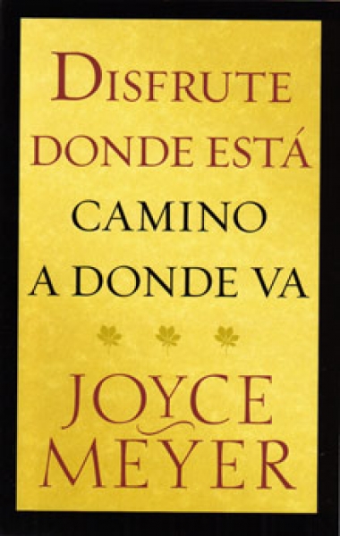 Disfrute donde está camino  a donde va