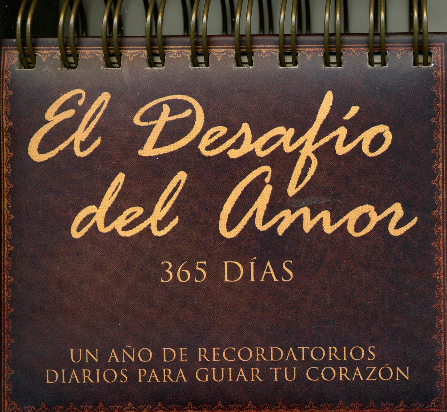 Calendario el desafío del amor 365 días