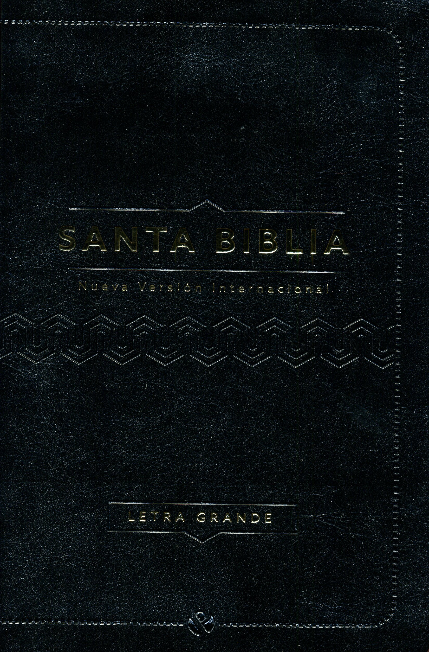 Biblia 060 Letra Grande Cuero Italiano Negro