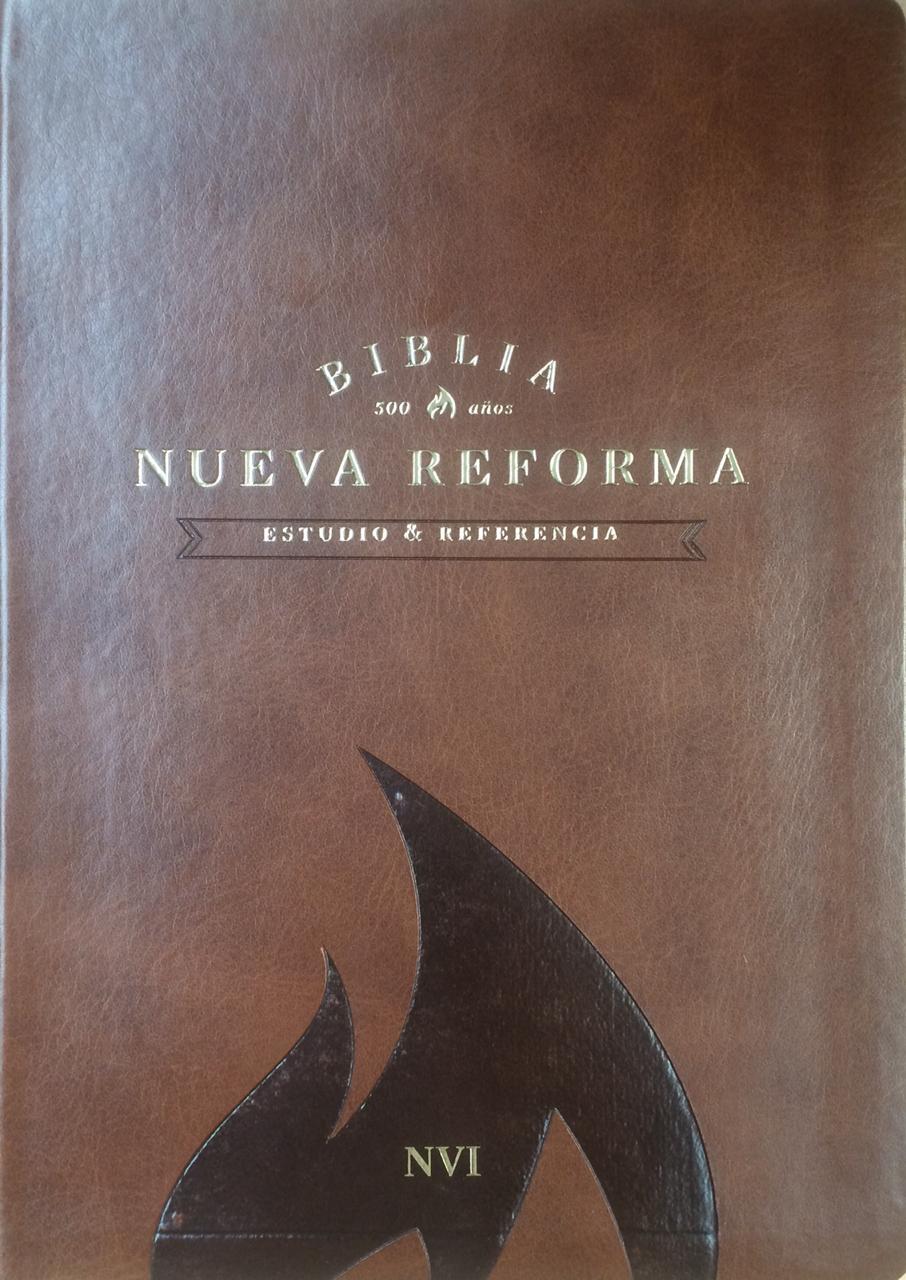 Biblia De Estudio Nueva Reforma Piel Italiana Miel