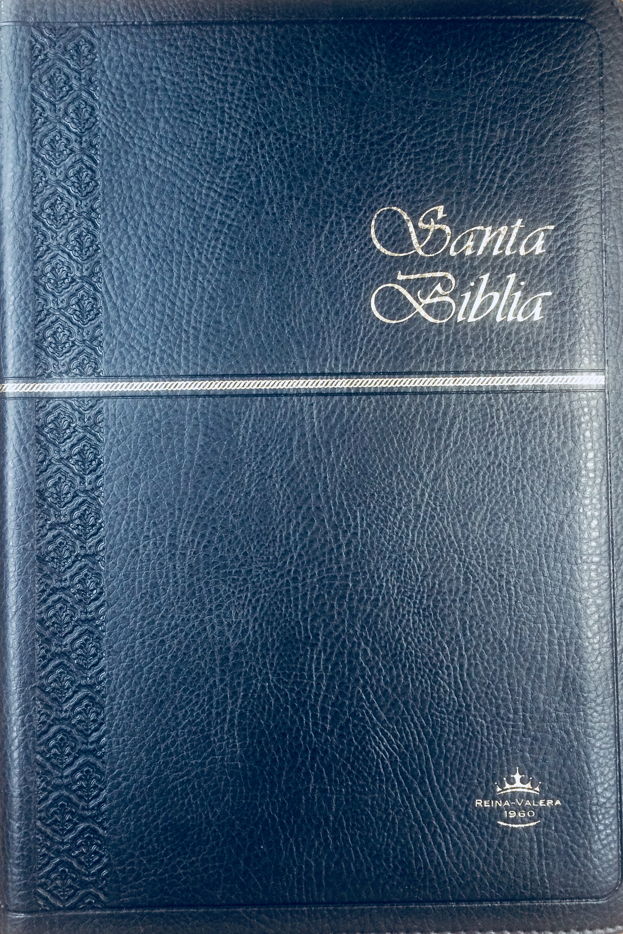 Biblia RVR60 Semifina Cierre Indice Azul Oscuro