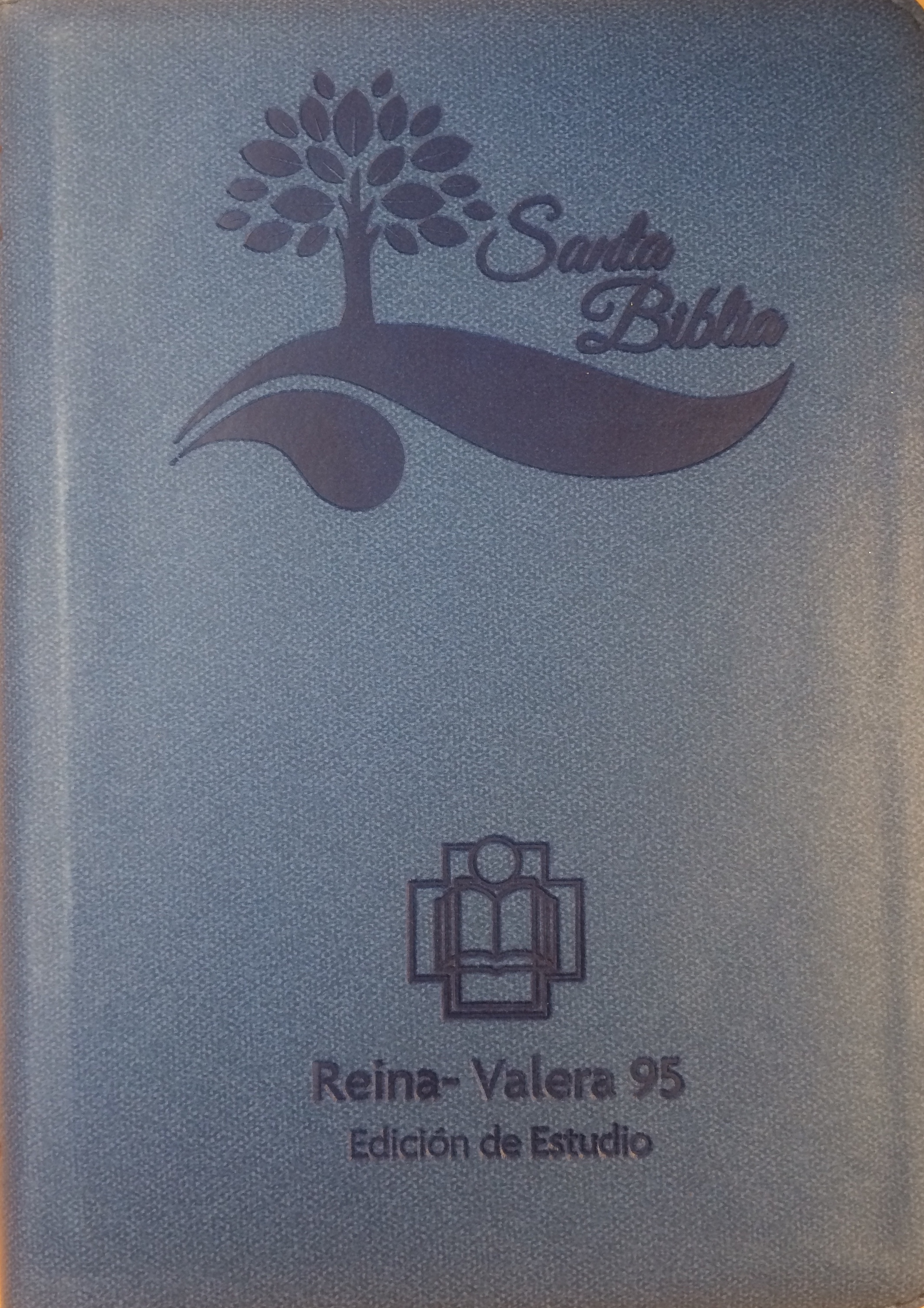 Biblia Tamaño55EEZTI Azul Canto Plateado