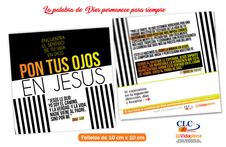 Pon Tus Ojos En Jesus/ Serie Tratados CLC