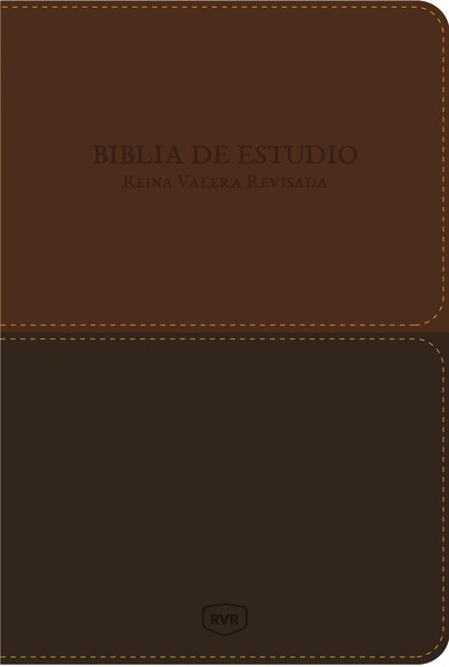 Biblia De Estudio Imitación Piel Café