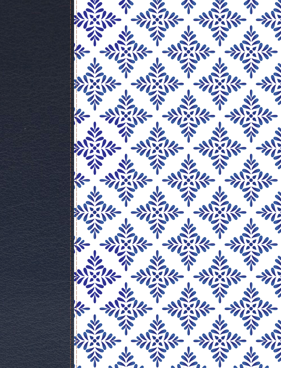Biblia De Apuntes-NVI-Blanco Y Azul Simil Piel