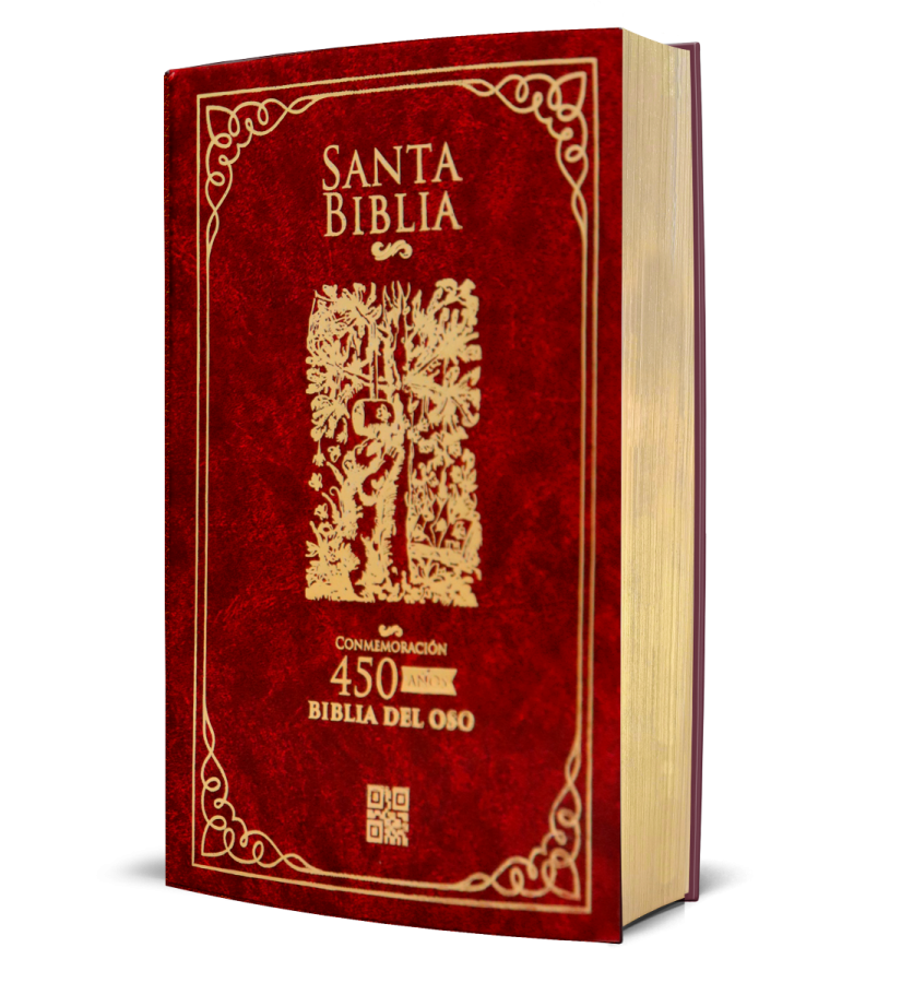 Biblia Del Oso Con Ayudas Digitales-Vino Tinto-Con Estuche