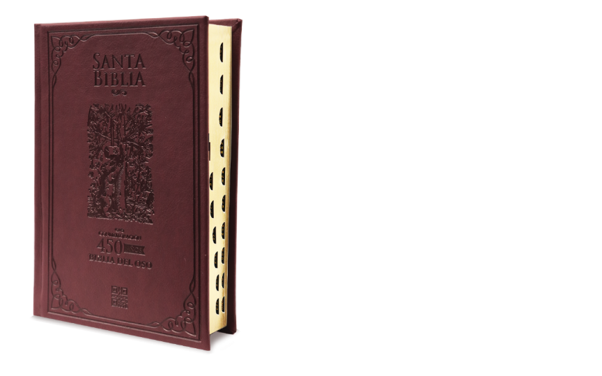Biblia Del Oso Con Ayudas Digitales-PJR-Vino Tinto-Indice