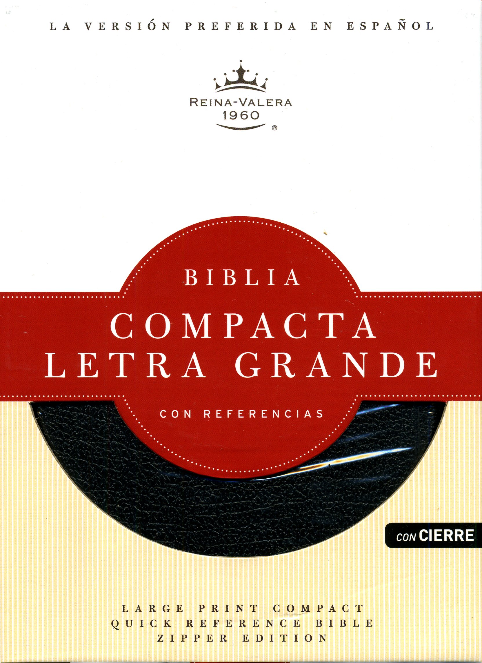 Biblia compacta letra grande con referencias