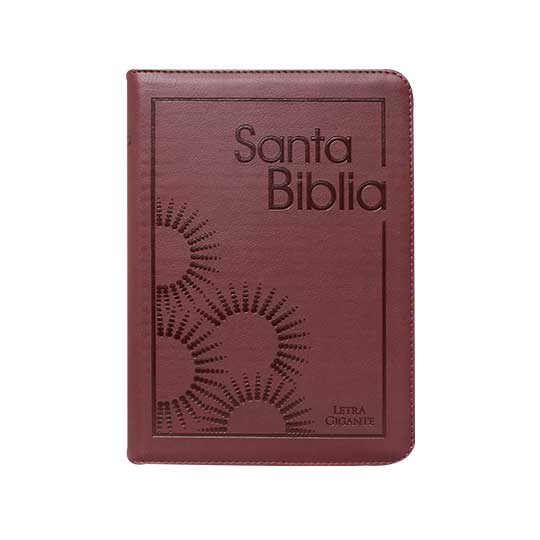 BIBLIA RVR085cZTILGi PJR IMIT PIEL VINO TINTO
