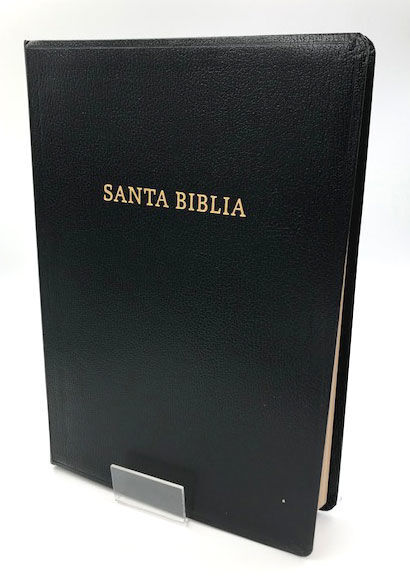 Biblia RVR60/Letra Super Gigante/Negro/Imitacion Piel