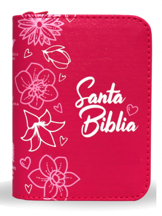 Biblia/RVR015Z/Fucsia Canto Pintado/ Cierre