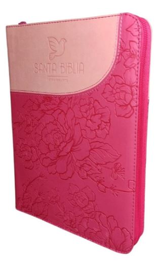 Biblia/RVR086cZTILGi /Fucsia Rosa/Indice Letra Gigante