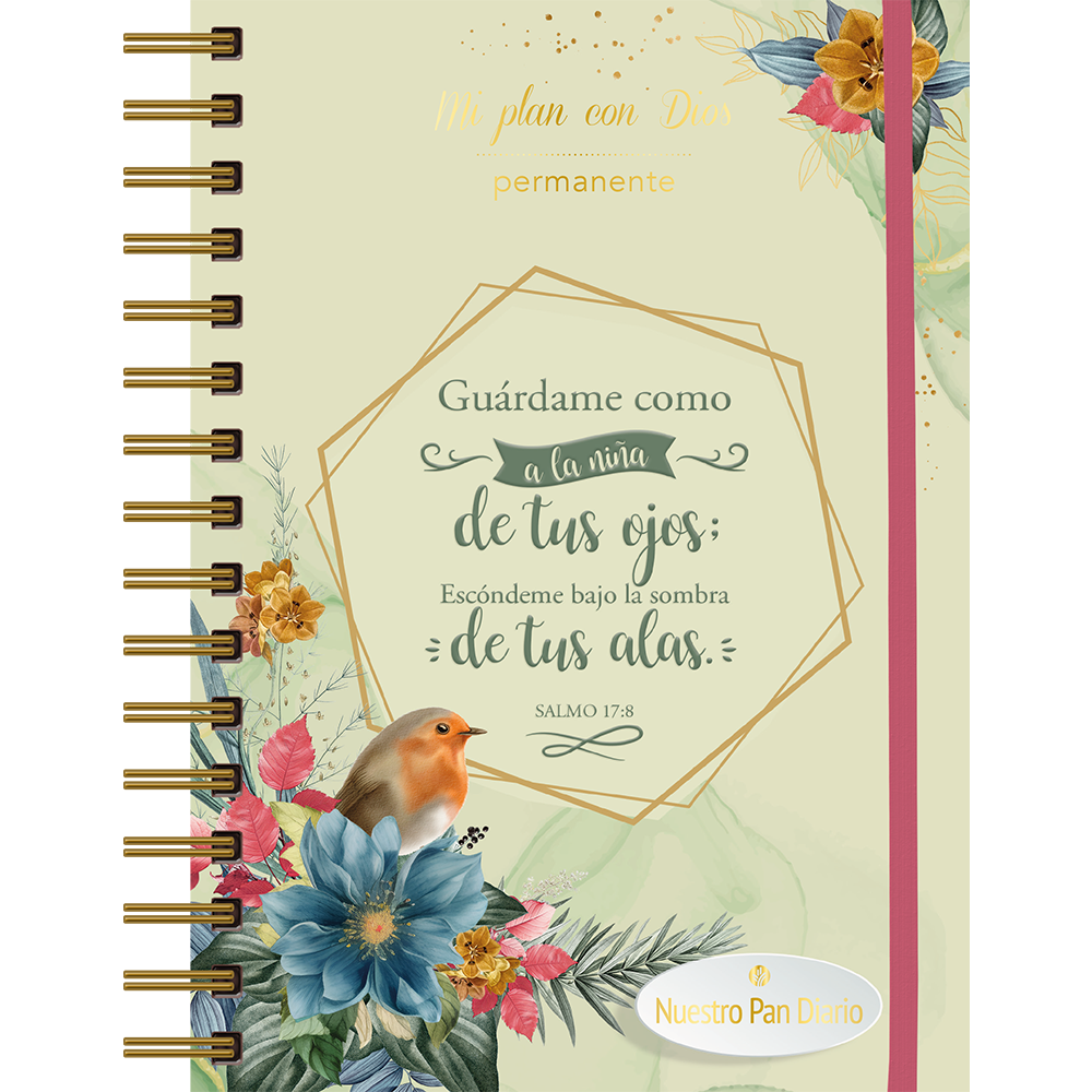 Mi Plan con Dios 2025 Verde Salmos 17:8