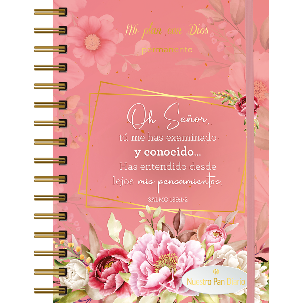 Agenda Mi Plan Con Dios 2025 Rosado