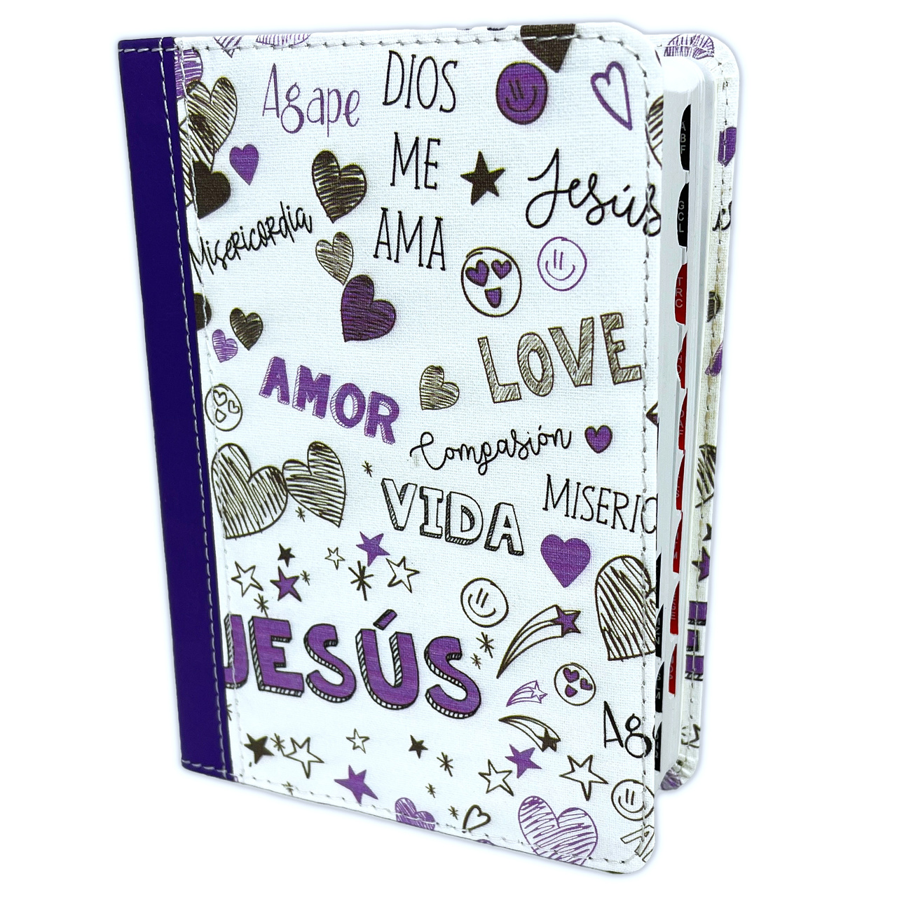 Biblia/RVR1960/Tamaño024/TD Impresa/Indice/Palabras De Vida Amor/Lila