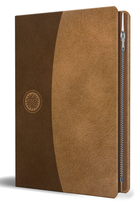 Biblia RVR60/Tamaño Grande/Imitacion Piel/Marron/Cremallera