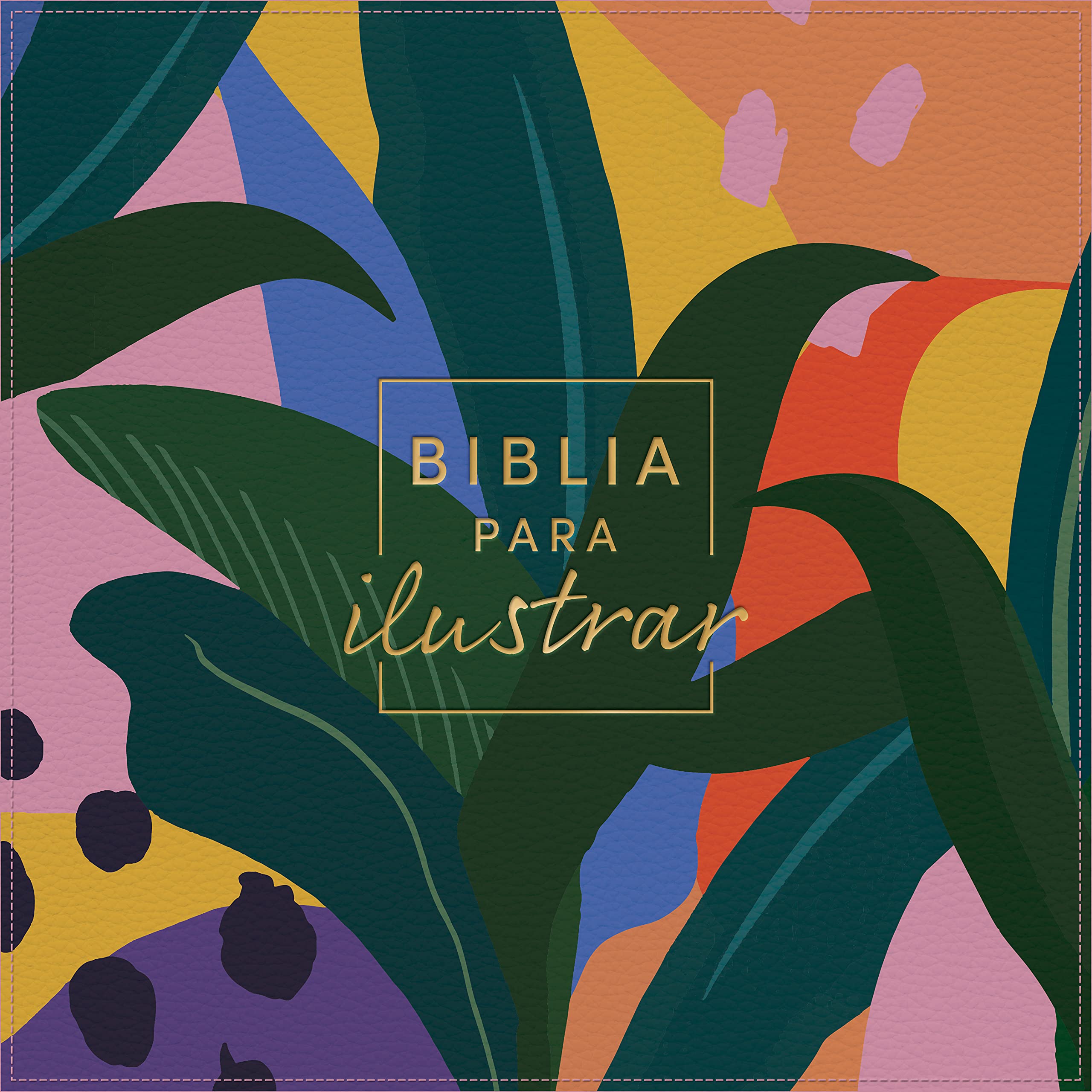 Biblia RVR1960/Para Ilustrar/Floral/Simil Piel