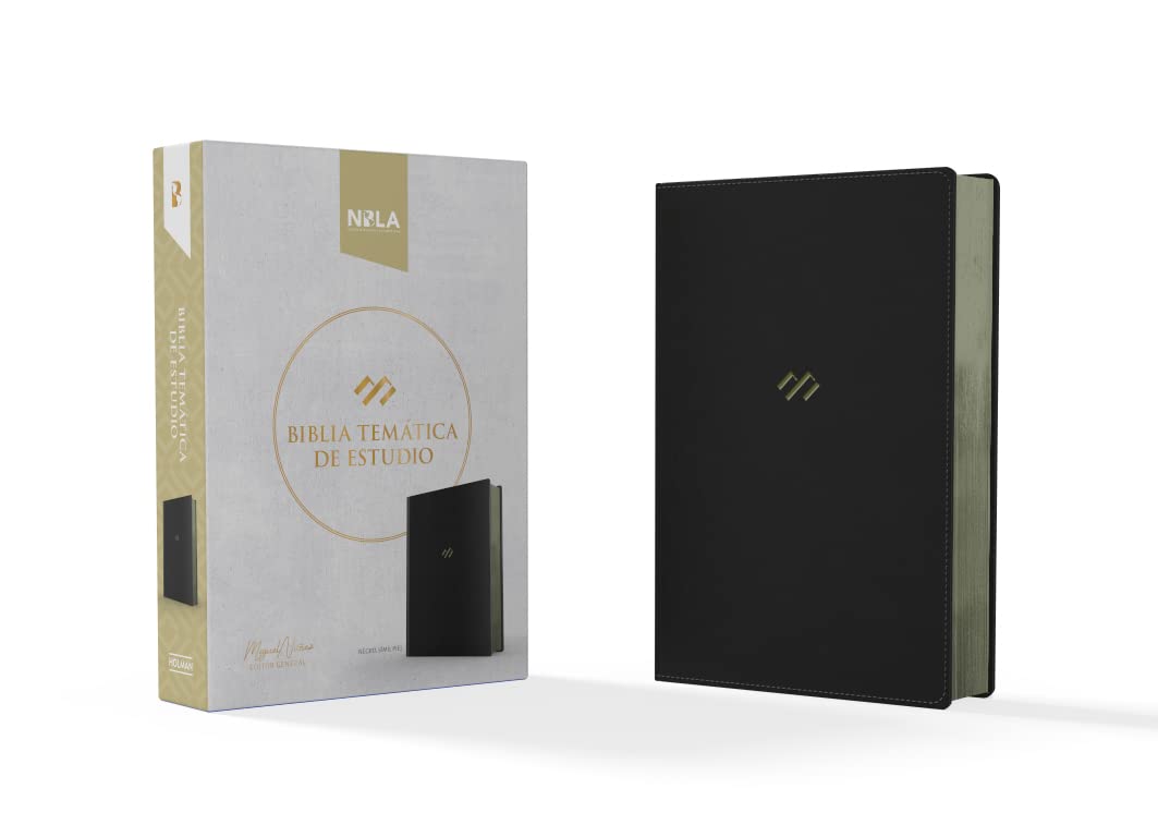 Biblia NBLA Tematica De Estudio/Simil Piel/Negro