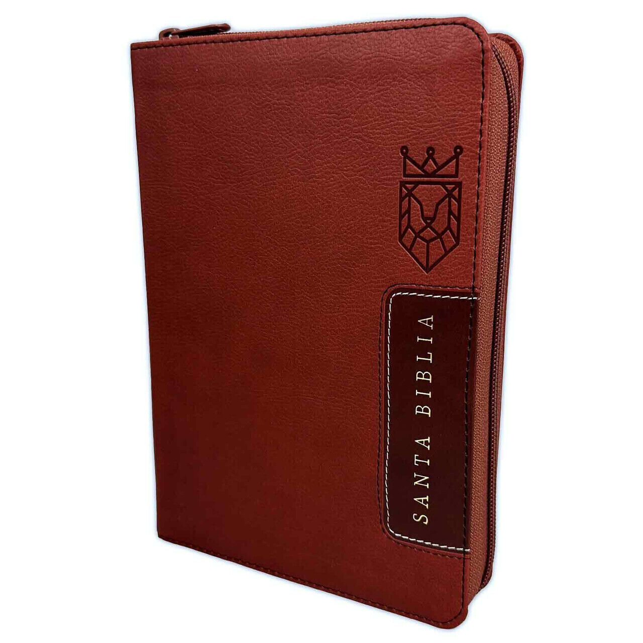Biblia RVR60/Manual/Letra Grande/Simil Piel/Cafe/Cierre/Indice