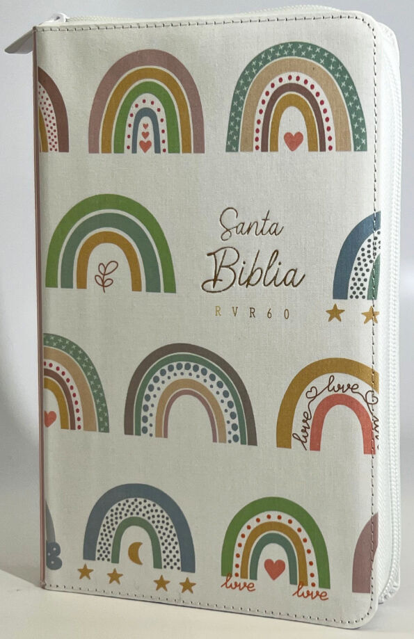 Biblia RVR60/Blanco Arcoíris
