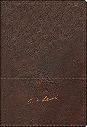 Biblia/RVR/Reflexiones C.S.Lewis/Imitacion Piel/Cafe/Interior A Dos Colores