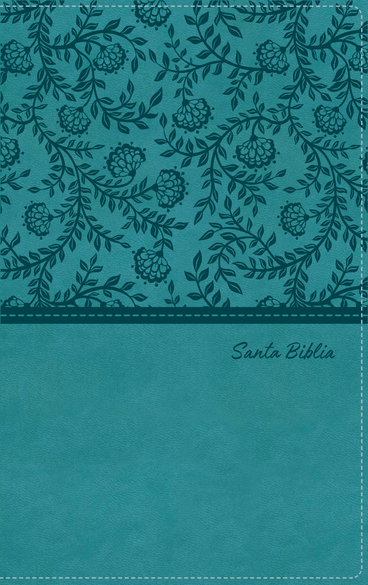 Biblia RVR60/Tierra Santa/Ultrafina/Letra Grande/Leathersoft/Turqeusa Con Cierre