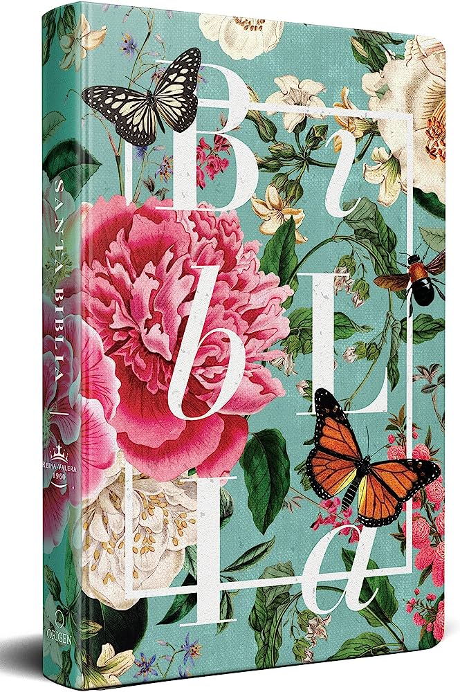 RVR 1960 Biblia Jardin de Flores  Letra Grande