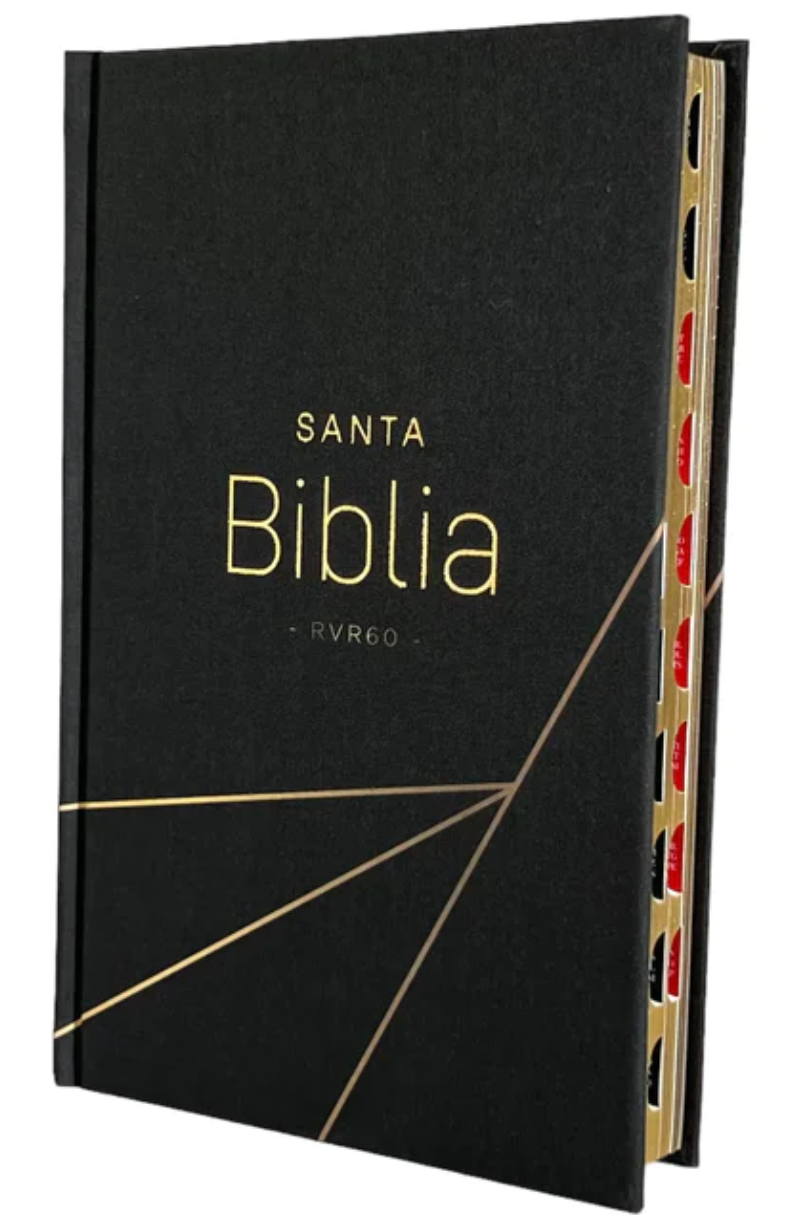 Biblia RVR60/062tlc/Letra Grande /PJR Negro Moderno índice