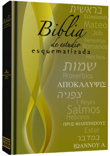 Biblia esquematizada de estudio tapa dura
