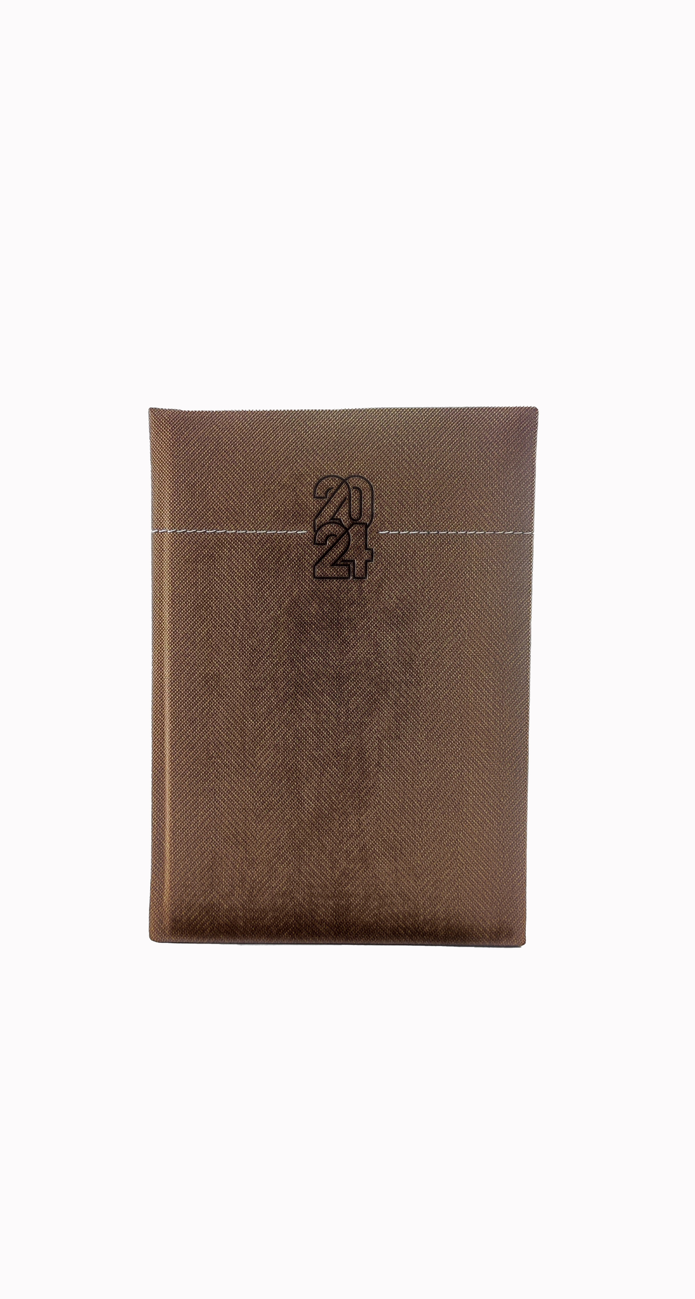 Agenda Diario De Promesas 2024/ Hombre/ Cafe Claro