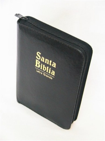Biblia concordancia cierre letra grande percalina